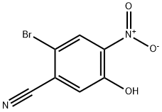 Benzonitrile, 2-bromo-5-hydroxy-4-nitro- 구조식 이미지