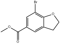 methyl 7-bromo-2,3-dihydrobenzofuran-5-carboxylate Structure