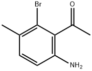 Ethanone, 1-(6-amino-2-bromo-3-methylphenyl)- Structure