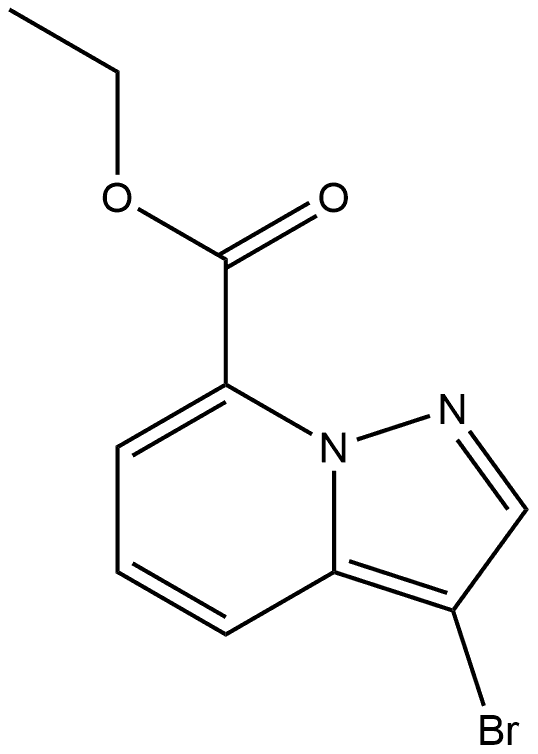 Ethyl 3-bromopyrazolo[1,5-a]pyridine-7-carboxylate Structure