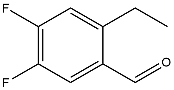 2-Ethyl-4,5-difluorobenzaldehyde Structure