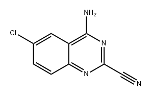 4-amino-6-chloroquinazoline-2-carbonitrile 구조식 이미지
