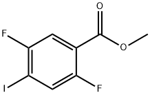 Benzoic acid, 2,5-difluoro-4-iodo-, methyl ester Structure