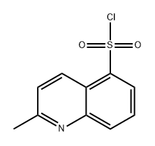 5-Quinolinesulfonyl chloride, 2-methyl- 구조식 이미지