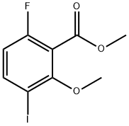 Methyl 6-fluoro-3-iodo-2-methoxybenzoate Structure