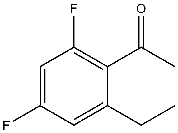 1-(2-Ethyl-4,6-difluorophenyl)ethanone Structure
