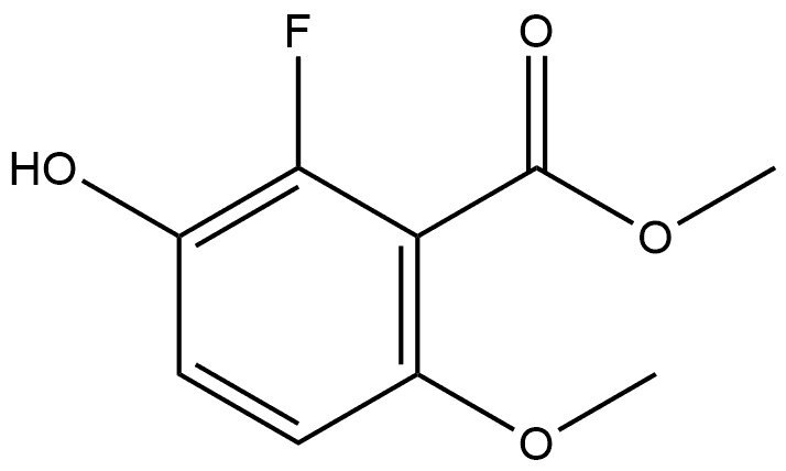 methyl 2-fluoro-3-hydroxy-6-methoxybenzoate Structure