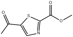 2-Thiazolecarboxylic acid, 5-acetyl-, methyl ester Structure