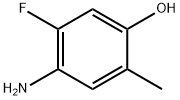 Phenol, 4-amino-5-fluoro-2-methyl- Structure