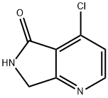 4-chloro-6,7-dihydro-5H-pyrrolo[3,4-b]pyridin-5-one 구조식 이미지