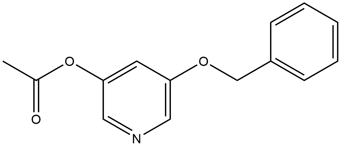 5-(benzyloxy)pyridin-3-yl acetate Structure