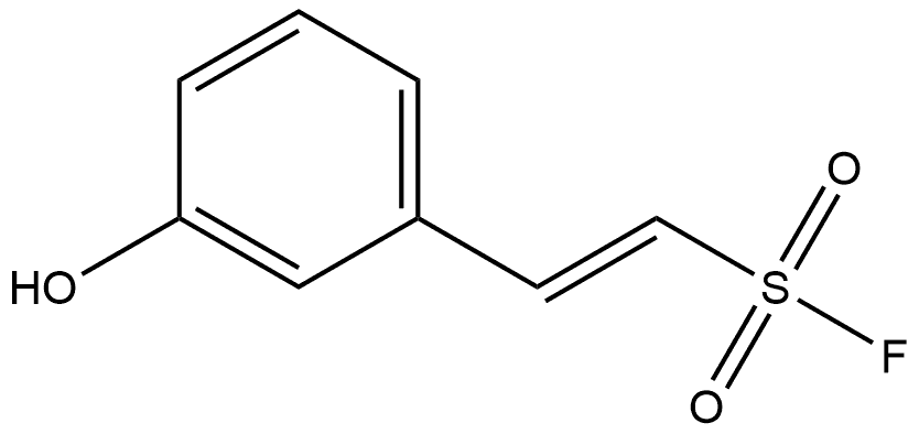 (1E)-2-(3-Hydroxyphenyl)ethenesulfonyl fluoride Structure