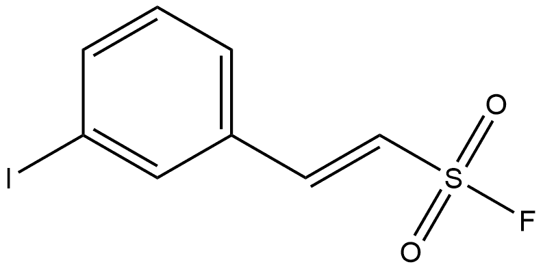 (1E)-2-(3-Iodophenyl)ethenesulfonyl fluoride Structure