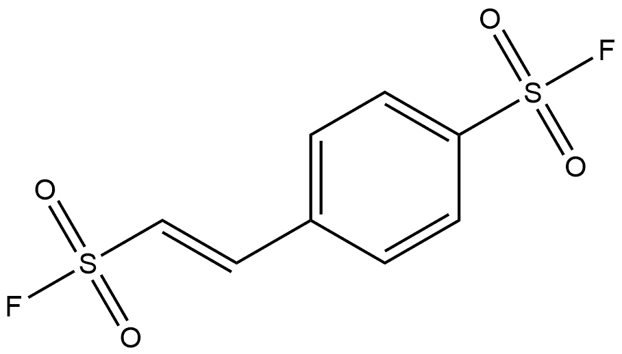 Benzenesulfonyl fluoride, 4-[(1E)-2- Structure