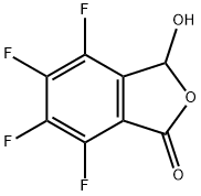 1(3H)-Isobenzofuranone, 4,5,6,7-tetrafluoro-3-hydroxy- Structure