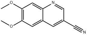 3-Quinolinecarbonitrile, 6,7-dimethoxy- Structure