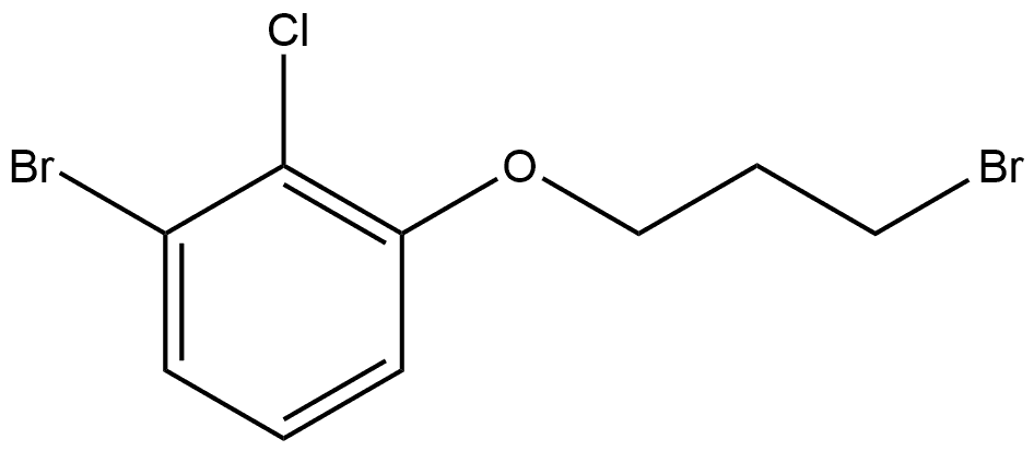 1-Bromo-3-(3-bromopropoxy)-2-chlorobenzene Structure