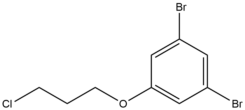 1,3-Dibromo-5-(3-chloropropoxy)benzene Structure