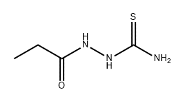 Propanoic acid, 2-(aminothioxomethyl)hydrazide 구조식 이미지