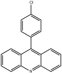 Acridine, 9-(4-chlorophenyl)- Structure