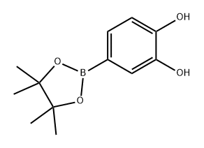 1,2-Benzenediol, 4-(4,4,5,5-tetramethyl-1,3,2-dioxaborolan-2-yl)- Structure