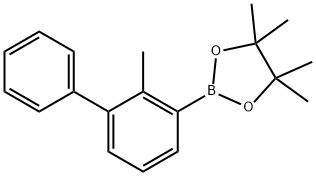 4,4,5,5-Tetramethyl-2-(2-methyl-[1,1'-biphenyl]-3-yl)-1,3,2-dioxaborolane Structure