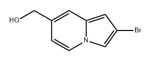 7-Indolizinemethanol, 2-bromo- Structure