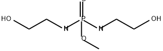 Phosphorodiamidic acid, N,N'-bis(2-hydroxyethyl)-, methyl ester 구조식 이미지