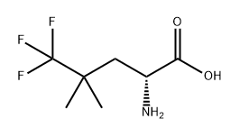 Pentanoic acid, 2-amino-5,5,5-trifluoro-4,4-dimethyl-, (2R)- Structure