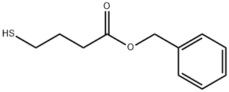 Butanoic acid, 4-mercapto-, phenylmethyl ester Structure