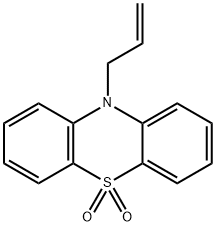 10H-Phenothiazine, 10-(2-propen-1-yl)-, 5,5-dioxide Structure