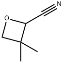 3,3-dimethyloxetane-2-carbonitrile 구조식 이미지