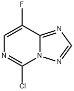 [1,2,4]Triazolo[1,5-c]pyrimidine, 5-chloro-8-fluoro- Structure