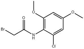 Acetamide, 2-bromo-N-(2-chloro-4,6-dimethoxyphenyl)- Structure