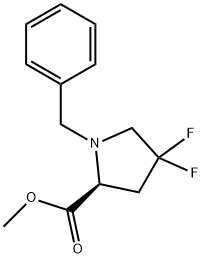 L-Proline, 4,4-difluoro-1-(phenylmethyl)-, methyl ester Structure