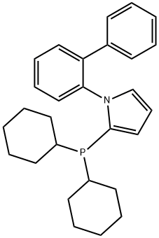 1-([1,1'-biphenyl]-2-yl)-2-(dicyclohexylphosphanyl)-1H-pyrrole Structure