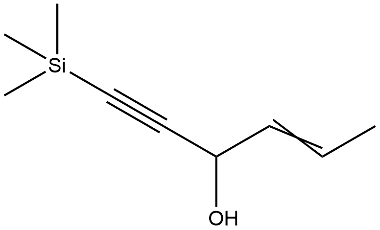 1-(Trimethylsilyl)-4-hexen-1-yn-3-ol Structure