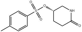 2-Piperidinone, 5-[[(4-methylphenyl)sulfonyl]oxy]-, (5S)- Structure