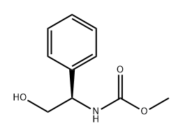 Carbamic acid, N-[(1R)-2-hydroxy-1-phenylethyl]-, methyl ester 구조식 이미지