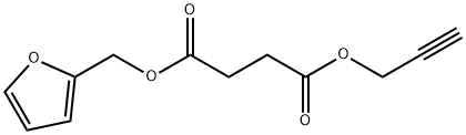 Furan-2-ylmethyl prop-2-yn-1-yl succinate Structure