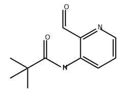 Propanamide, N-(2-formyl-3-pyridinyl)-2,2-dimethyl- 구조식 이미지