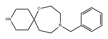 7-Oxa-3,10-diazaspiro[5.6]dodecane, 10-(phenylmethyl)- Structure