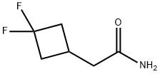 Cyclobutaneacetamide, 3,3-difluoro- Structure