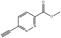 3-Pyridazinecarboxylic acid, 6-ethynyl-, methyl ester 구조식 이미지