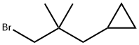 Cyclopropane, (3-bromo-2,2-dimethylpropyl)- Structure