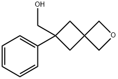 2-Oxaspiro[3.3]heptane-6-methanol, 6-phenyl- Structure