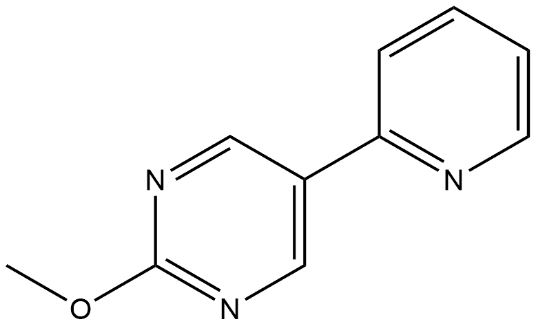 2-Methoxy-5-(2-pyridinyl)pyrimidine Structure