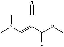 Methyl 2-cyano-3-(dimethylamino)acrylate Structure