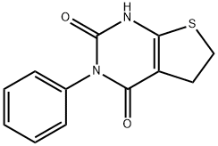 3-Phenyl-5,6-dihydrothieno[2,3-d]pyrimidine-2,4(1H,3H)-dione 구조식 이미지