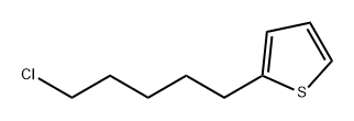 Thiophene, 2-(5-chloropentyl)- Structure